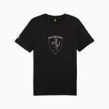 Ferrari Race Tonal Big Shield Men's Tee - Black