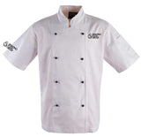SPUNTINO GROUP - CJ02 CHEF SHORTSLEEVE JACKET -WHITE