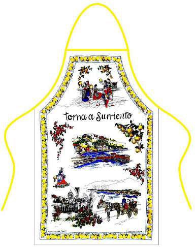 Surriento TORNA A SURRIENTO APRON GREMBIULE – Forza Italia