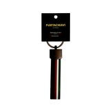 ITALIA TRICOLORE CARBON KEYRING