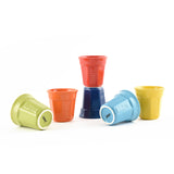 BIALETTI OCTAGONAL BICCHIERINI MULTICOL (Set 6)