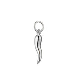 Lucia Sterling Silver Cornicello “little horn” Pendant - Silver