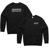 DOCV 80S BLACK - CREW JUMPER