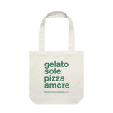 MPIF TOTE BAG - GELATO SOLE PIZZA AMORE