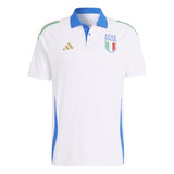 Italia 2024-25 Player Polo Shirt - White