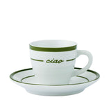 Osteria Ceramic Espresso Cup & Saucer 90ml