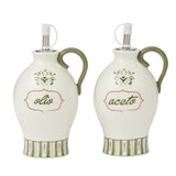 Dolce Vita Ceramic Oil or Vinegar Bottle 9 x 17cm - Assorted