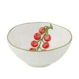 Pomodoro Ceramic Bowl 13 x 12cm - Red & Green