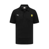 FERRARI MENS POLO CLASSIC BLACK