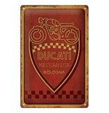 Medium Sign Ducati - Meccanica Bologna 20x30x0.5cm