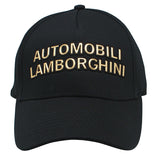 LAMBORGHINI GOLD LOGO CAP BLACK