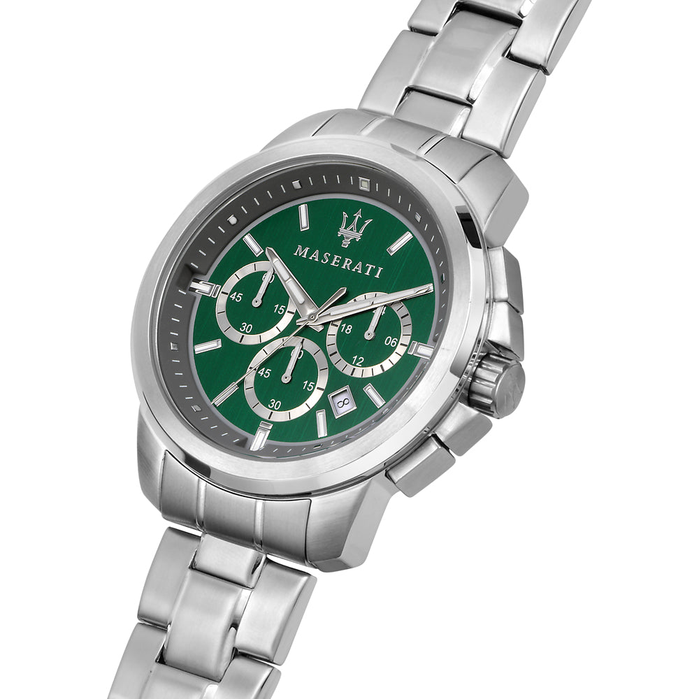 Maserati Watch - SUCCESSO Silver / Green