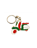 VESPA METALLO TRICOLORE KEYRING