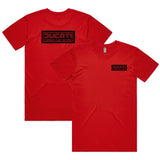 DOCV 80S RED - MENS TEE