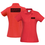 DOCV 80S RED - WOMENS POLO