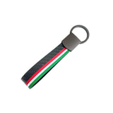 ITALIA TRICOLORE CARBON KEYRING
