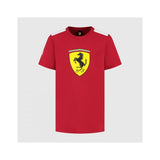 FERRARI SF KIDS LARGE SHIELD TEE CHERRY
