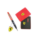FERRARI GIFT SET MARANELLO (BALLPOINT PEN, KEYRING)