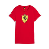 Ferrari Womens Shield Tee Red