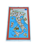 TEA TOWEL STROFINACCIO COTONE FORMAGGI ITALIANI