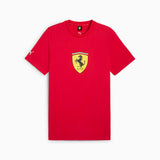 Ferrari Race Coloured Big Shield Men's Tee - Red