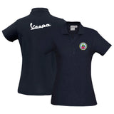 VESPA CLUB SUNSHINE COAST - WOMENS POLO SHIRT