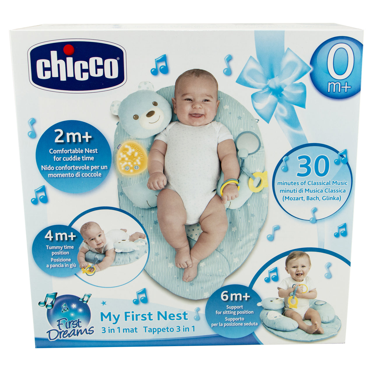 Chicco Fun Baby Nest Chicco CHICCO TOY My First Nest Blue Playmat