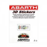 Abarth Adesivi 3D SCORPIONE diam 12mm