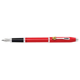 Ferrari Century II Glossy Rosso Corsa Red Lacquer Fountain Pen with Stainless Steel Nib [Medium]