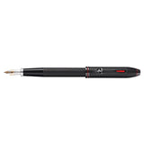 Ferrari Townsend Brushed Black Etched Honeycomb Fountain Pen with Two-Tone Rhodium-Plated Solid 18KT Gold Nib [Medium]