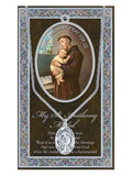 ST Anthony Pewter Saint Medal with Stainless Steel Chain