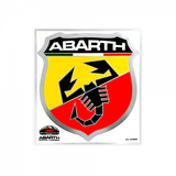 Abarth Adesivo Racing Tabs Scudetto Gigante 150X200mm