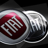 Fiat Adesivi 3D Logo 40mm - Black