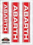 Abarth Adesivi Racing Tabs 3 LOGHI ABARTH