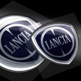 Lancia Adesivi 3D Logo 12mm 2pc