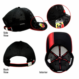 Abarth Cappello Estivo Visiera Curva - Black Cap