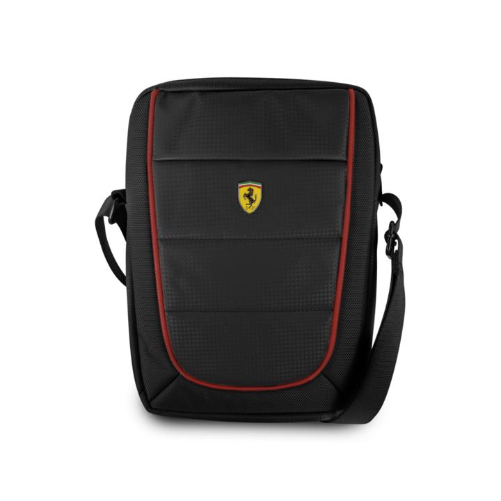 Ferrari Scuderia Tablet Bag Carbon Fiber Effect - Black