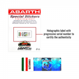 Abarth Adesivo Scorpione ARGENTO 240MM