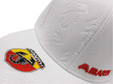 Abarth Cappello Visiera Piatta - Flat Cap White