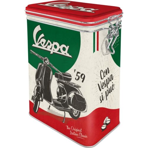 Vespa - The Italian Classic - Clip Top Tin