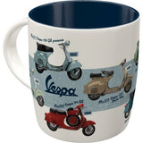 Vespa Model Chart Mug