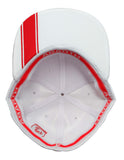 Abarth Cappello Visiera Piatta - Flat Cap White