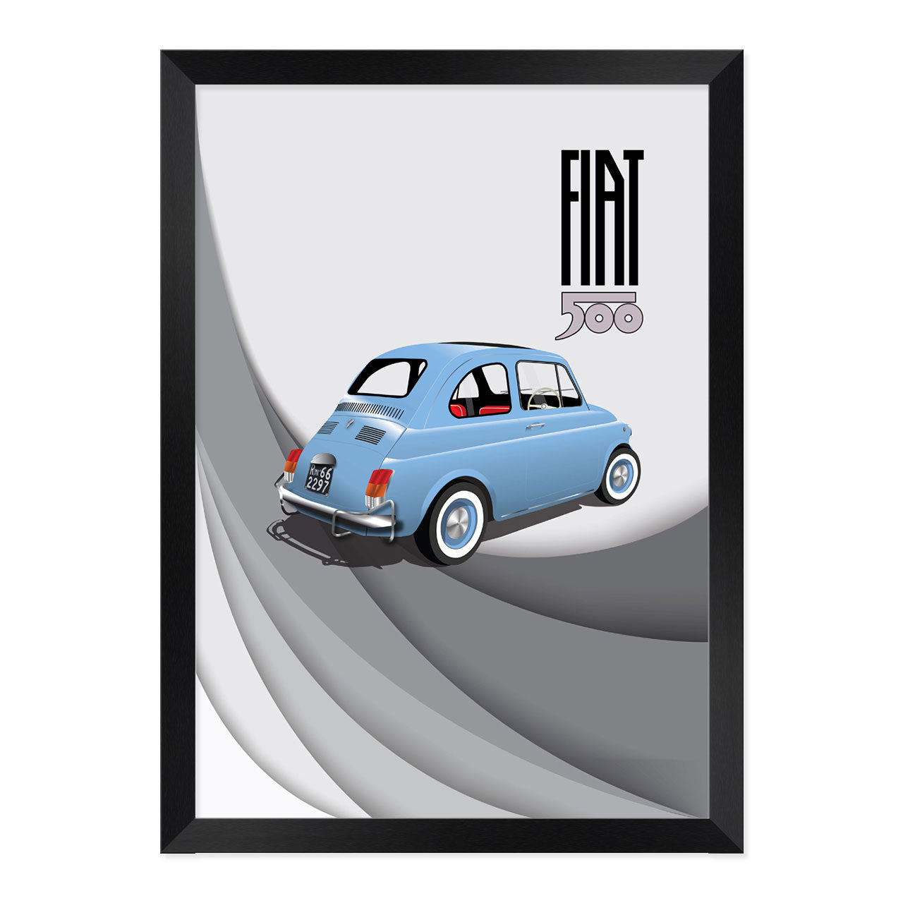 500 REAR_¾_MASTER_GREY_SWOOSH 3 1970s Print
