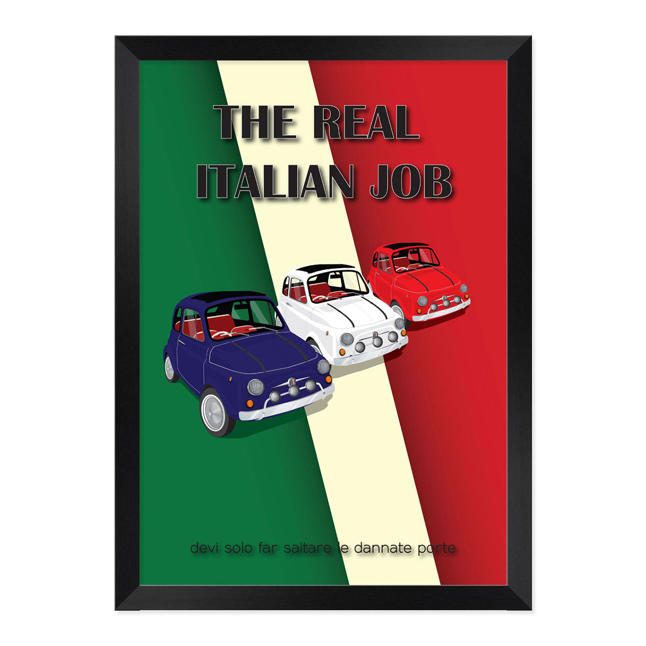 500 The Real Italian Job Sandro 1970s Print