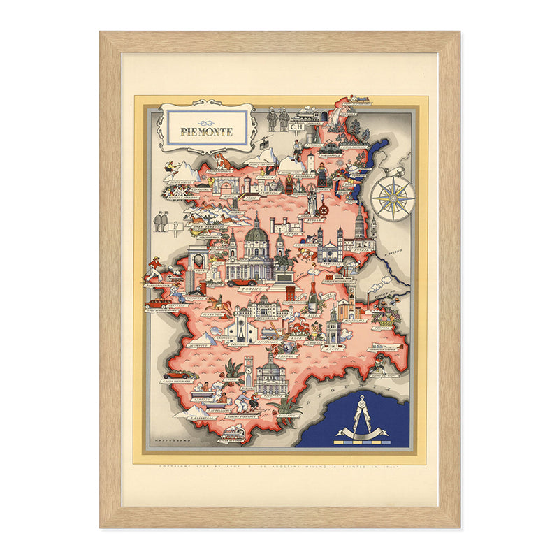 Piemonte Map 1941