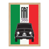 500 Italian Flag 1970s Print