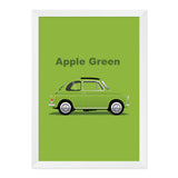 500 Apple Green 1970s Print