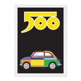 500 Multi-Colour 2 1970s Print