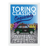 500 Torino Classic Village Taxi 1970s Print