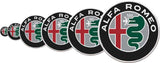 Alfa Romeo Adesivi 3D Logo DIAM 12 mm 2PCS